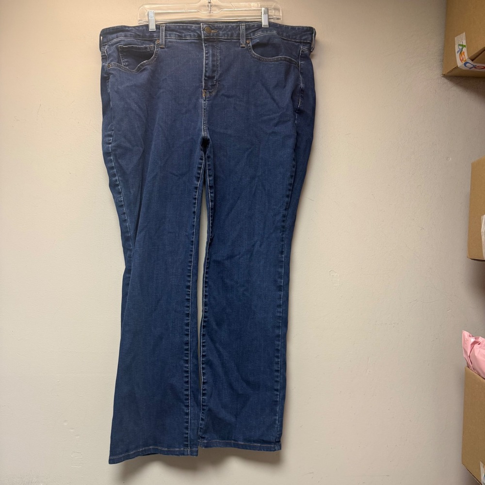 NYDJ Barbara Bootcut Jeans Womens 22W Blue Excellent Lift Tuck Technology